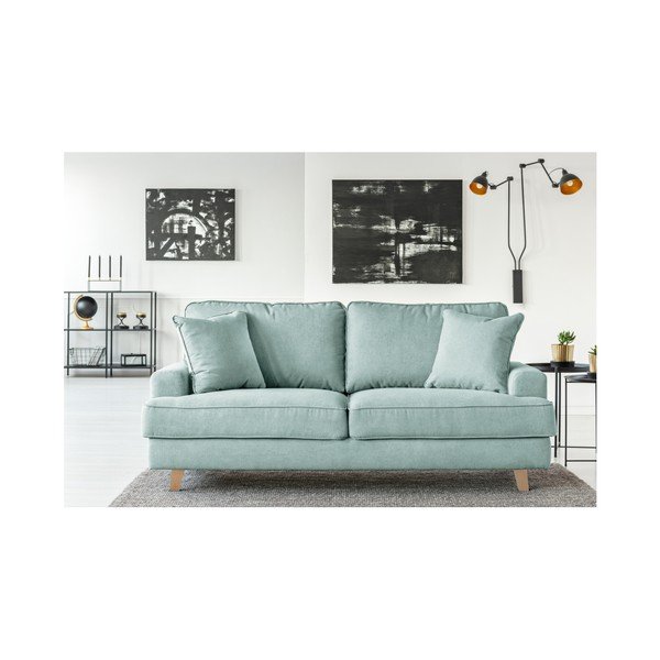 Mēteliski zaļš dīvāns trim Cosmopolitan design Madrid-image-3