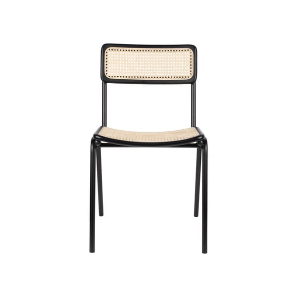 Melni rotangpalmas ēdamistabas krēsli (2 gab.) Jort – Zuiver-image-3