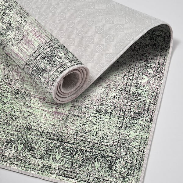 Zaļi/pelēki vannas istabas paklājiņi (2 gab.) 60x100 cm – Foutastic-image-2