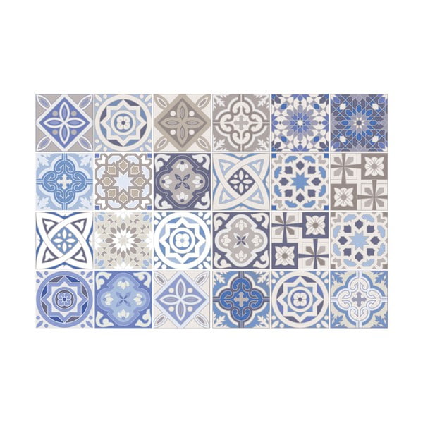 24 dekoratīvo sienas uzlīmju komplekts Ambiance Honduras, 20 x 20 cm-image-2