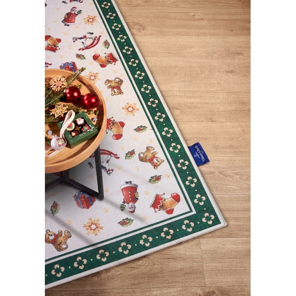 Zaļš paklājs ar Ziemassvētku motīvu 160x230 cm Green Christmas – Villeroy&Boch-image-2