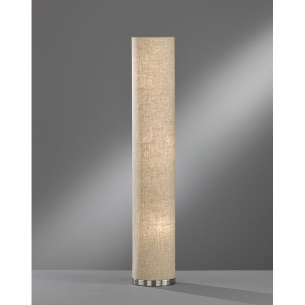 Bēša stāvlampa no auduma (augstums 110 cm) Thor – Fischer & Honsel-image-1