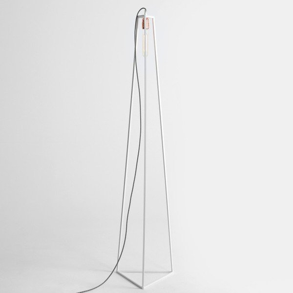 Balta grīdas lampa Pielāgota forma Trimetric-image-2