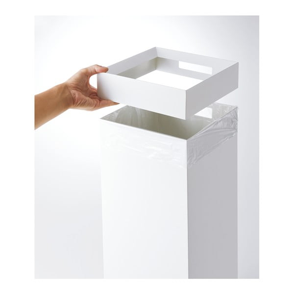 Balta metāla atkritumu tvertne 27 l Tall – YAMAZAKI-image-4