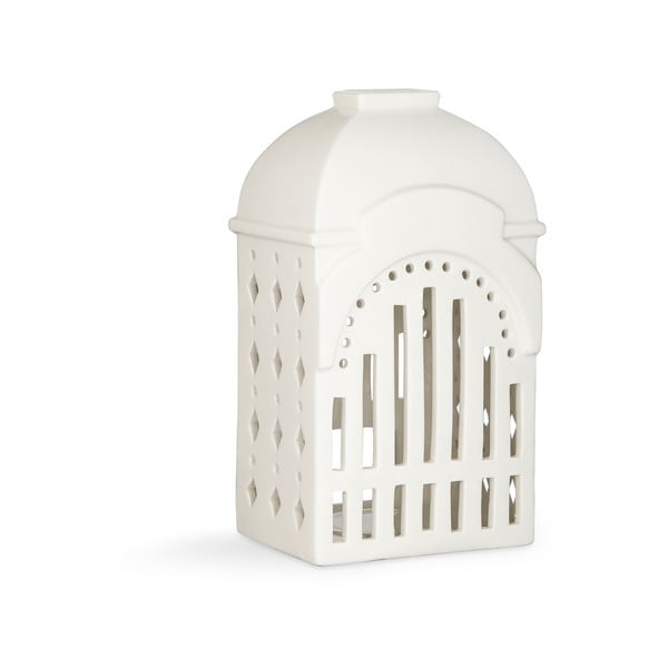 Balts keramikas svečturis Kähler Design Urbania Lighthouse Tivoli-image-2