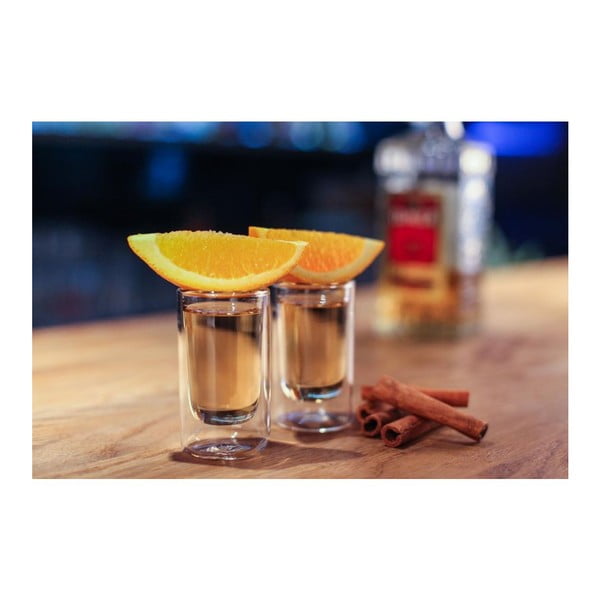 2 dubulto glāžu komplekts Vialli Design Amo Shot, 50 ml-image-3