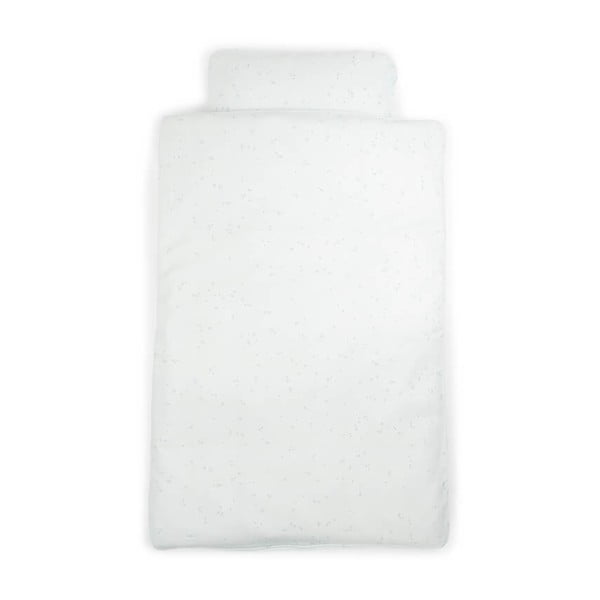 Balta kokvilnas gultas veļa Done by Deer Jelly & Wally, 100 x 140 cm-image-1