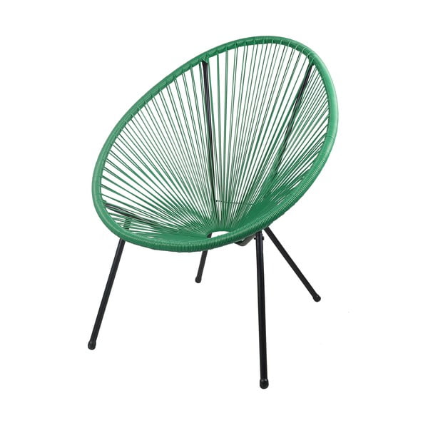 Zaļš plastmasas dārza krēsls Dalida – Garden Pleasure