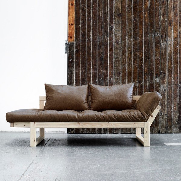 Dīvāns Karup Vintage Edge Natural/Mocca-image-1