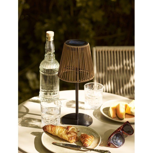 LED galda/pārvietojams āra gaismeklis ar saules baterijām ø 14 cm Salford – House Nordic-image-1