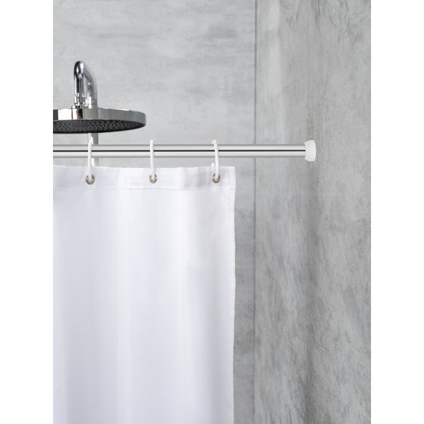Sudraba krāsas dušas aizkaru stanga 110–185 cm – Wenko-image-2