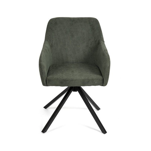 Zaļš polsterēts ēdamistabas krēsls Lunio – Bonami Essentials-image-2