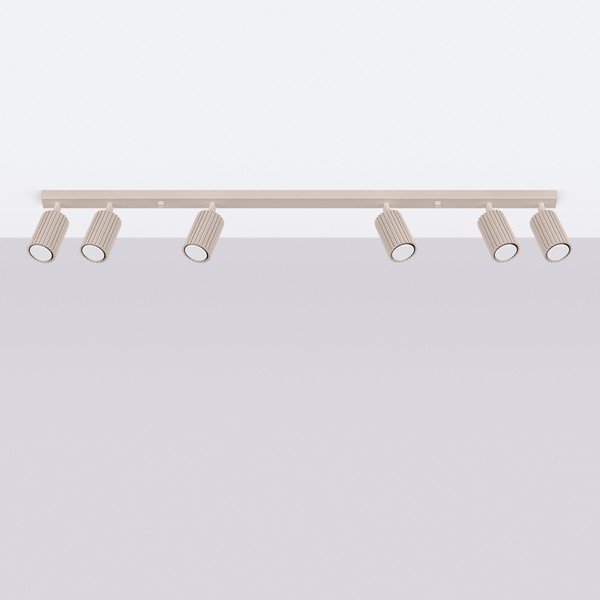 Pelēkbrūna metāla prožektora tipa lampa 6,5x117 cm Gleam – Sollux-image-4