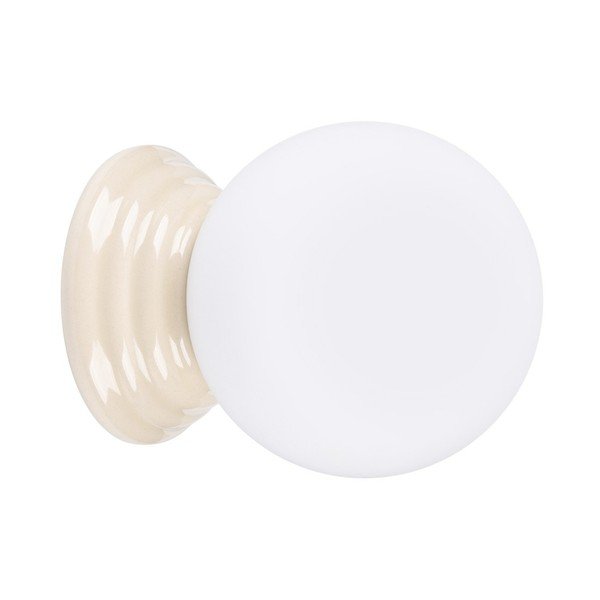 Bēša keramikas sienas lampa ø 12 cm Farsa – Sollux
