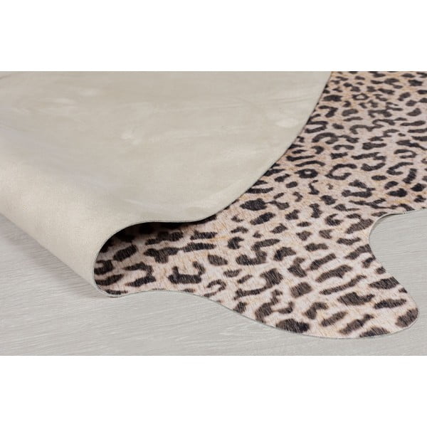 Brūna sintētiska kažokāda 195x155 cm – Flair Rugs-image-3