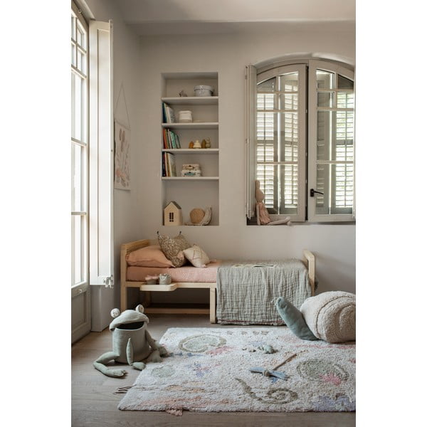 Kokvilnas bērnu rotaļu paklājs 140x200 cm Botanic Fantasy – Lorena Canals-image-1