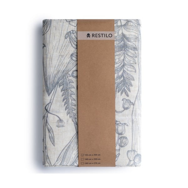 Gaiši pelēks aizkars 135x250 cm Selvetia – Restilo-image-4