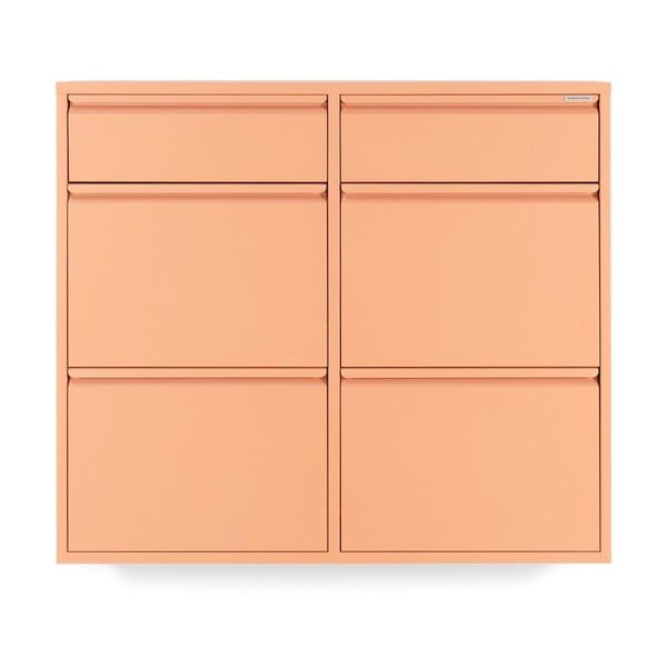 Lašrozā metāla atverams apavu plaukts 98x86x15 cm Billy – Spinder Design-image-2