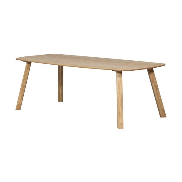 Ozola masīvkoka ēdamgalds 100x220 cm Tablo – WOOOD-image-2