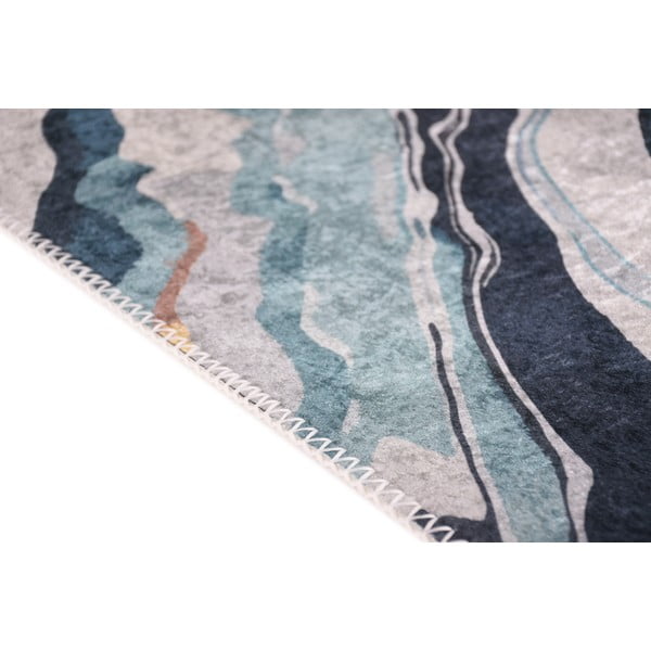 Dzeltens/zils mazgājams celiņa paklājs 80x200 cm Colors of Joy – Vitaus-image-2