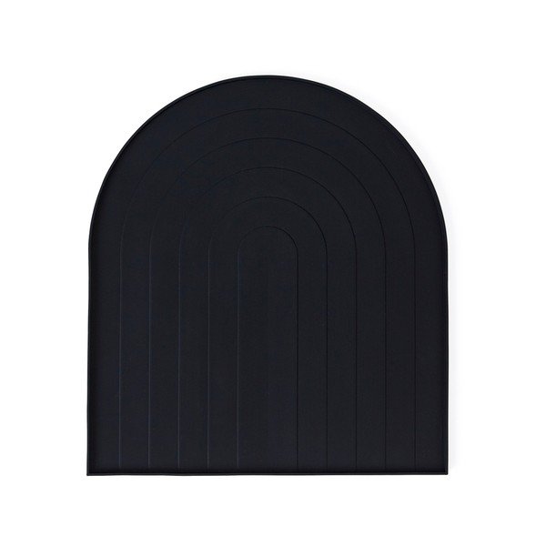 Melns silikona trauku žāvēšanas paliktnis 40x36 cm – OYOY Living Design