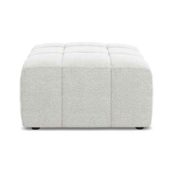 Balts kāju soliņš no buklē auduma Aloha – Makamii