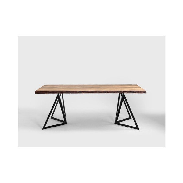 Ēdamgalds ar priedes koka virsmu Custom Form Sherwood Dark, 240 x 100 cm-image-1