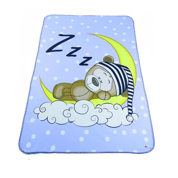 Gaiši zila bērnu sega 85x125 cm – OYO kids-image-4