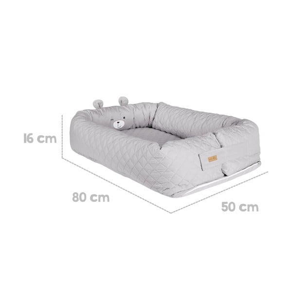 Gaiši pelēka zīdaiņu ligzdiņa Roba style – Roba-image-3