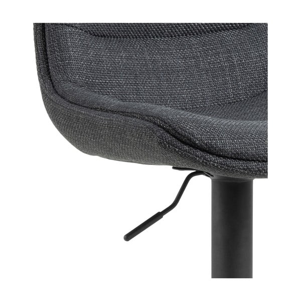 Pelēks ar regulējamu augstumu bāra krēsls (sēdekļa augstums 65 cm) Adisa – Actona-image-4