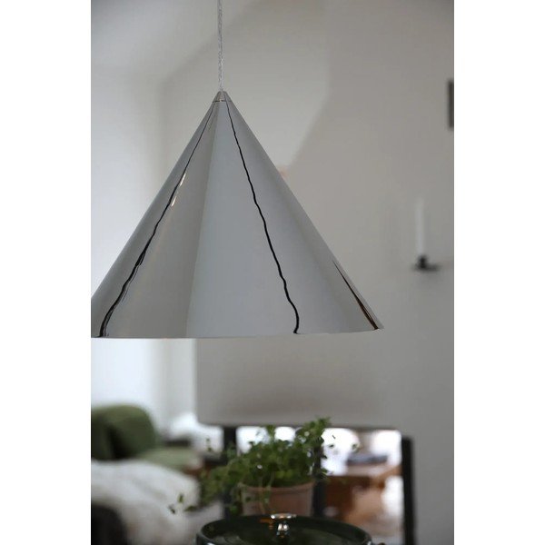 Sudraba krāsas metāla piekaramā lampa ar metāla abažūru ø 37,5 cm Tip – Markslöjd-image-2