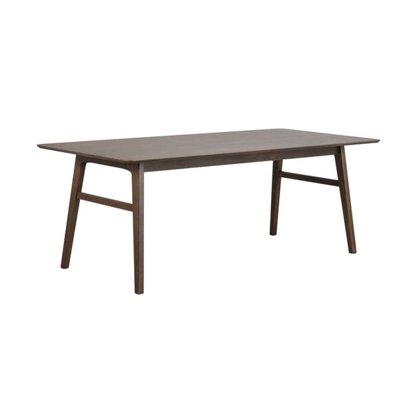 Brūns ozolkoka imitācijas ēdamgalds Rowico Nagano, 205 x 95 cm-image-2