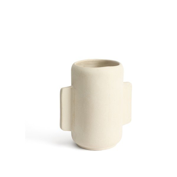 Krēmkrāsas vāze no papjēmašē (augstums 38 cm) Mireni – Kave Home