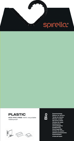 Dušas aizkars 180x200 cm Bio – Spirella-image-2