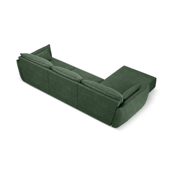 Tumši zaļš stūra dīvāns (kreisais stūris) Vanda – Mazzini Sofas-image-3