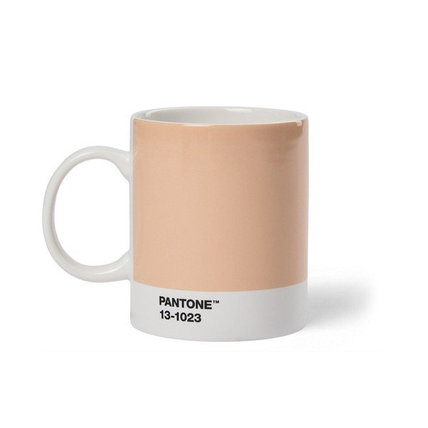 Persiku oranža porcelāna krūze 375 ml Peach Fuzz 13-1023 – Pantone