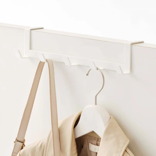 Balts metāla durvju pakaramais 30 cm Tower – YAMAZAKI-image-3