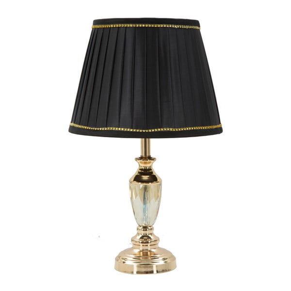 Mauro galda lampa melnā krāsā ar zelta kontūru Mauro Ferretti Plie