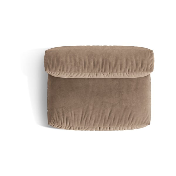 Gaiši brūna samta (vidējā moduļa) modulārā dīvāna daļa Martina – Micadoni -image-3