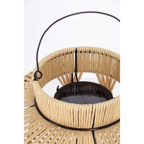 Dabīga toņa LED laterna ar saules baterijām (augstums 29 cm) Nikhita – Yes Everyday-image-1