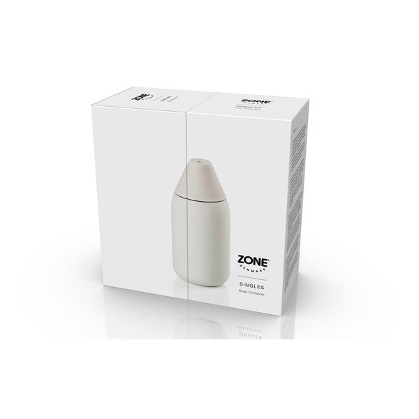 Gaiši pelēks silikona ziepju dozators 300 ml Singles – Zone-image-4