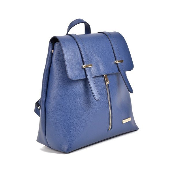 Zila ādas mugursoma Sofia Cardoni Angelica-image-4