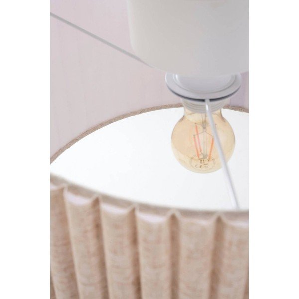Bēša lina griestu lampa ø 40 cm Alina – Jotex-image-3
