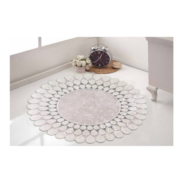 Pelēks paklājs Vitaus Zinno Yesil, ⌀ 80 cm-image-1