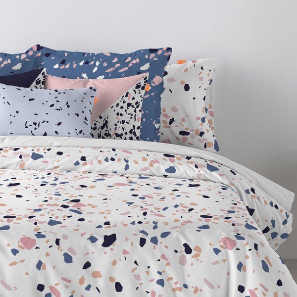 Kokvilnas spilvendrāna Blanc Terrazzo, 60 x 60 cm-image-1