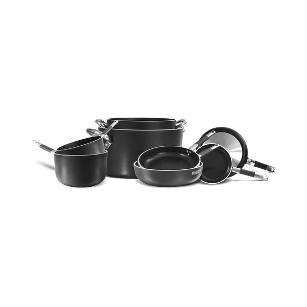 Alumīnija kastrolis ar nelīpošu virsmu Pentole Agnelli Al Black, ø 16 cm-image-2