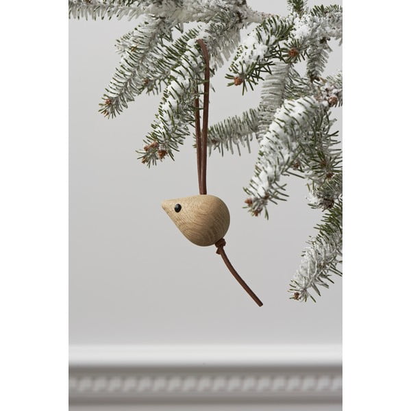 Koka piekaramais Ziemassvētku rotājums Kähler Design Nordic Tales-image-2