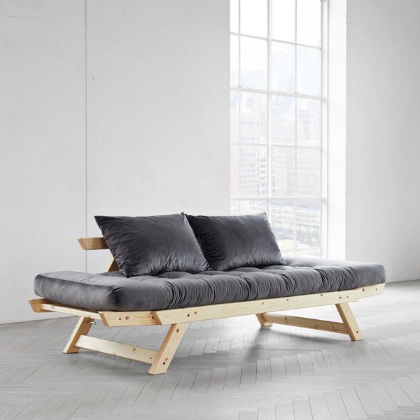 Maināms dīvāns Karup Bebop Natural/Velvet Gray-image-3
