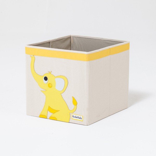 Auduma uzglabāšanas kaste bērniem Robby the Elephant – Rocket Baby-image-4