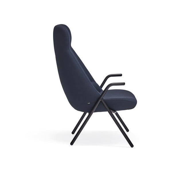 Tumši zils krēsls Teulat Dins, augstums 114 cm-image-3